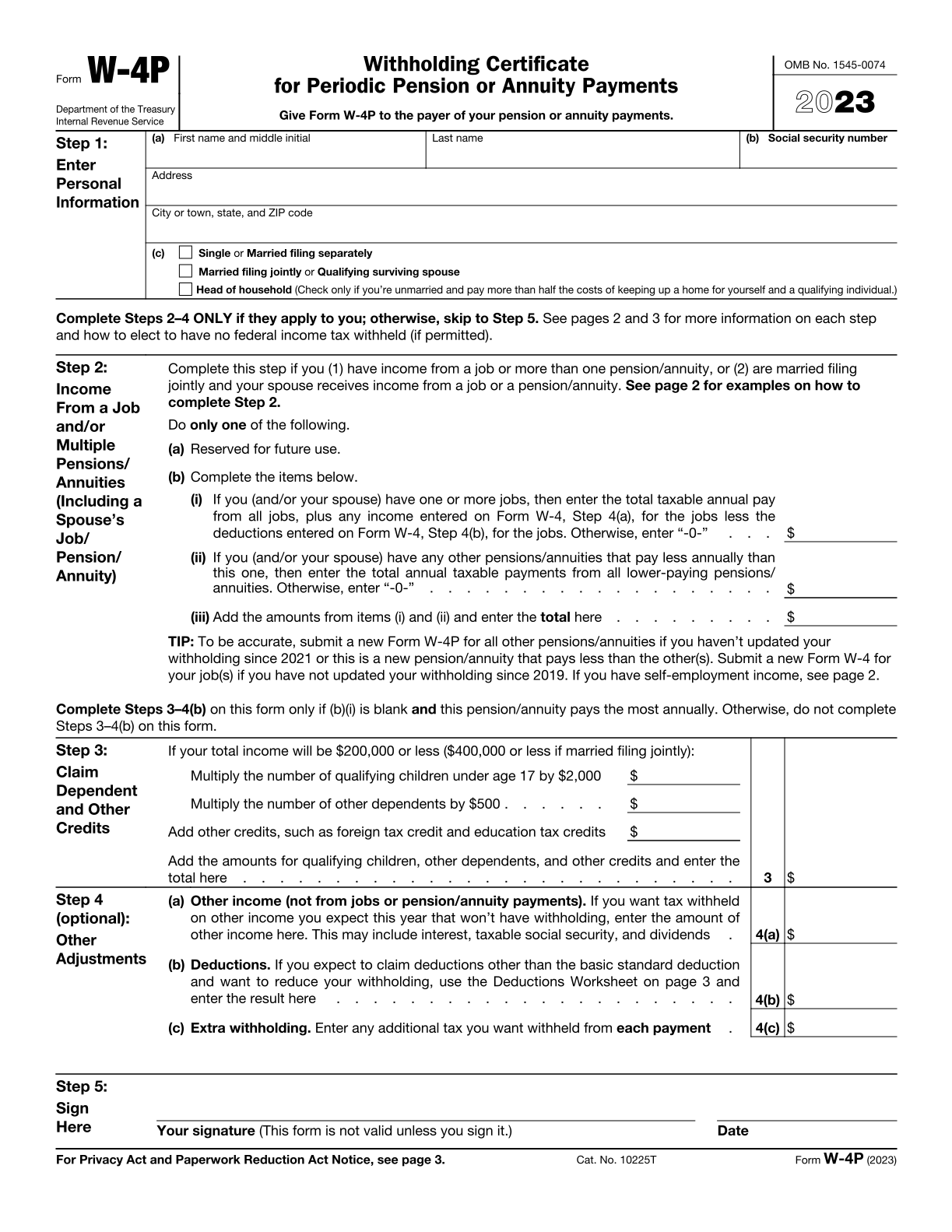 How to Fill Out the W-4 Form (2024)